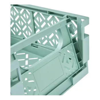 keeeper mini scatola pieghevole fritzi, taglia L, Nordic Green, 9,6 litri, scatola portatutto decorativa pieghevole, adatta agli alimenti, 1 pezzo 1023431500000
