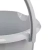 keeeper mika eco secchio per la pulizia rotondo, 10 litri, grigio pietra, plastica 100% riciclata, manico ergonomico 1171015000000