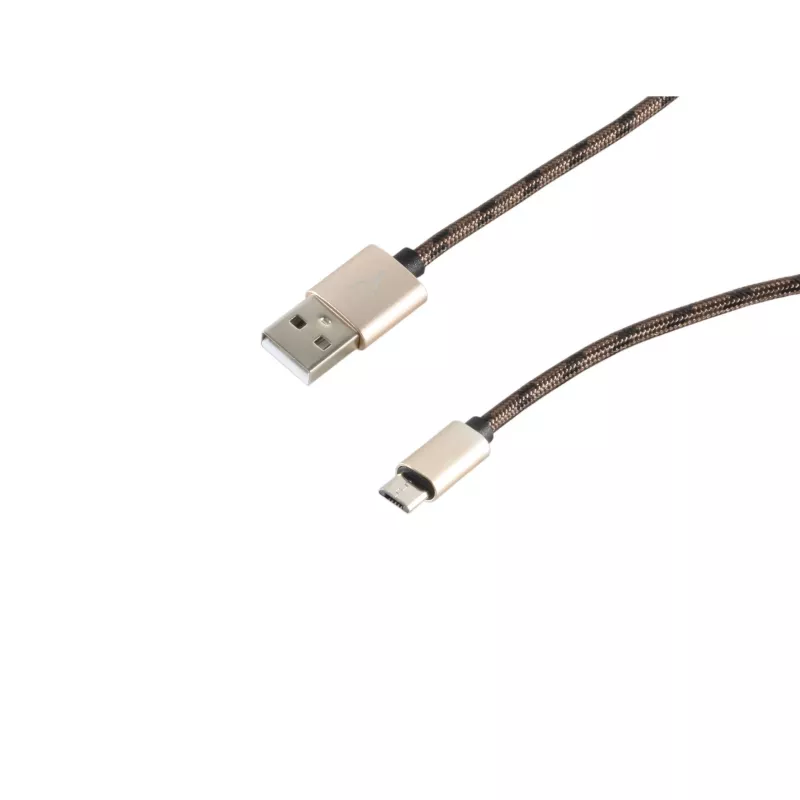 SHIVERPEAKS S-Conn cavo USB 2.0, USB-A a Micro-USB B, 0,9 m, marrone 14-50079