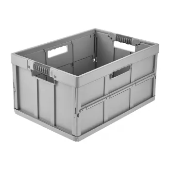 keeeper scatola pieghevole professionale benno, 45 litri, Nordic Grey, scatola portatutto pieghevole con maniglie morbide, portata 50 kg 1023713000000