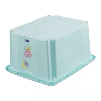 keeeper scatola portatutto karolina Peppa Pig, 24 litri scatola girevole/impilabile con coperchio, PP, acquamarina, 1 pezzo 1223762433600