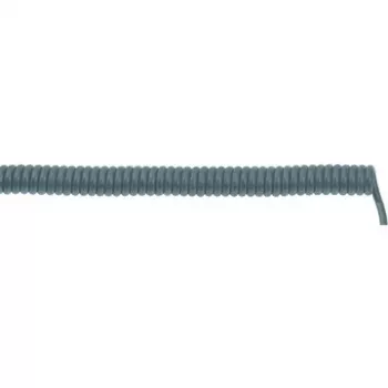LAPP UNITRONIC SPIRAL LiF2Y11Y cavo a spirale, 4 x 0,25 mm², 200 mm retratto / 800 mm esteso, grigio 73220351