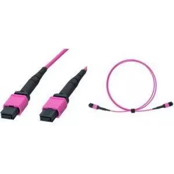 LogiLink FM7LC05 cavo patch MPO, 12 fibre, multimodale OM4 50/125 µm, MPO/PC B/B, tipo B, 5 m