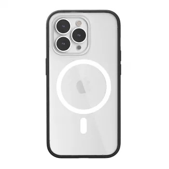 Woodcessories ECO646 Custodia iPhone 14 Pro Max trasparente nero