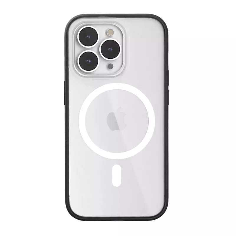 Woodcessories ECO646 Custodia iPhone 14 Pro Max trasparente nero