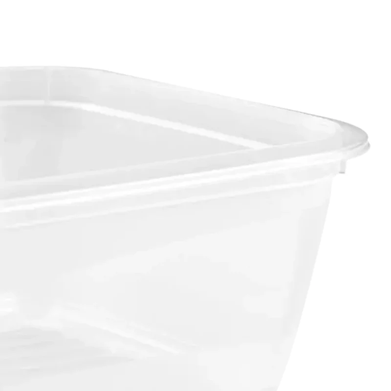 keeeper fredo fresh Set contenitori, 3x 1,25 L, rettangolare, base trasparente con coperchio grigio 3067582700000