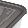 keeeper fredo fresh Set contenitori, 3x 1,25 L, rettangolare, base trasparente con coperchio grigio 3067582700000