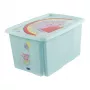 keeeper karolina Peppa Pig Scatola contenitore, 45 L, Aquamarin, con coperchio, impilabile 1223962433600