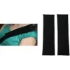 IWH Alcantara Cuscinetti per cintura di sicurezza, Nero, set da 2 pezzi – Morbido comfort simile alla pelle scamosciata, previene lo sfregamento, vestibilità universale 074006