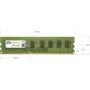 PHS-memory 2GB DDR3-1066 UDIMM Modulo di memoria per ASRock G43Twins-FullHD SP158775