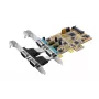 EXSYS EX-45034 Scheda PCIe 4 porte seriale RS-232/422/485 (FTDI)
