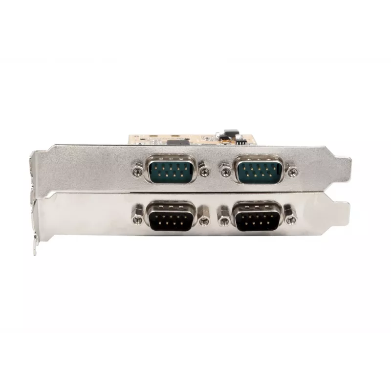EXSYS EX-45034 Scheda PCIe 4 porte seriale RS-232/422/485 (FTDI)