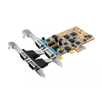 EXSYS EX-45034IS Scheda PCI Express seriale 4 porte RS-232 con isolamento ottico 2,5kV