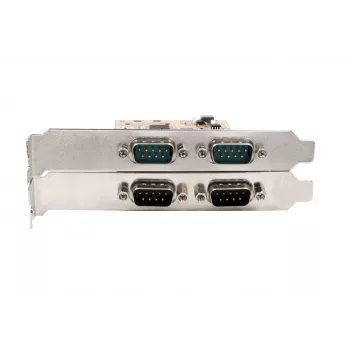 EXSYS EX-45034IS Scheda PCI Express seriale 4 porte RS-232 con isolamento ottico 2,5kV