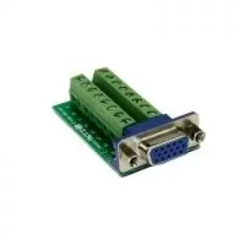 EXSYS EX-49020 Adattatore cavo VGA 16-Pin verde - argento