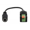 EXSYS Cavo adattatore da presa DC 5,5x2,1mm a morsettiera a 2 poli con pulsante, 15cm EX-49141