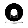 EXSYS Cavo adattatore da presa DC 5,5x2,1mm a morsettiera a 2 poli con pulsante, 15cm EX-49141