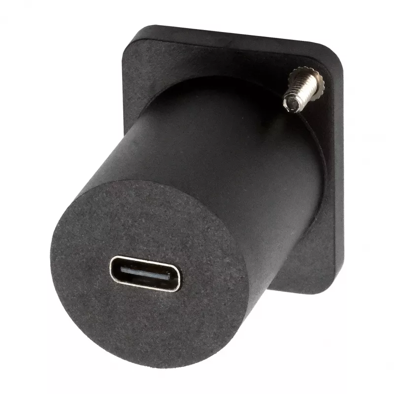 EXSYS Adattatore D-Tipo USB-C femmina a femmina, USB 3.2 Gen 1, montaggio a pannello, nero (EX-49158)