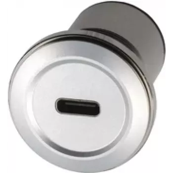 EXSYS EX-49194 Adattatore da incasso in metallo, USB-C femmina a USB-A femmina