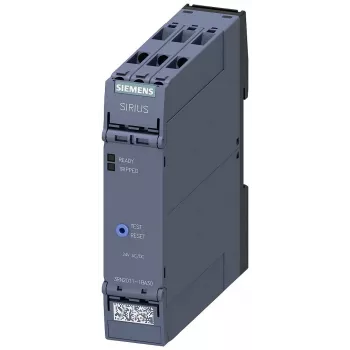 Siemens SIRIUS 3RN2 relè di protezione motore termistore 3RN2011-1BA30, 24 V AC/DC, 1 NO + 1 NC, morsetti a vite, guida DIN