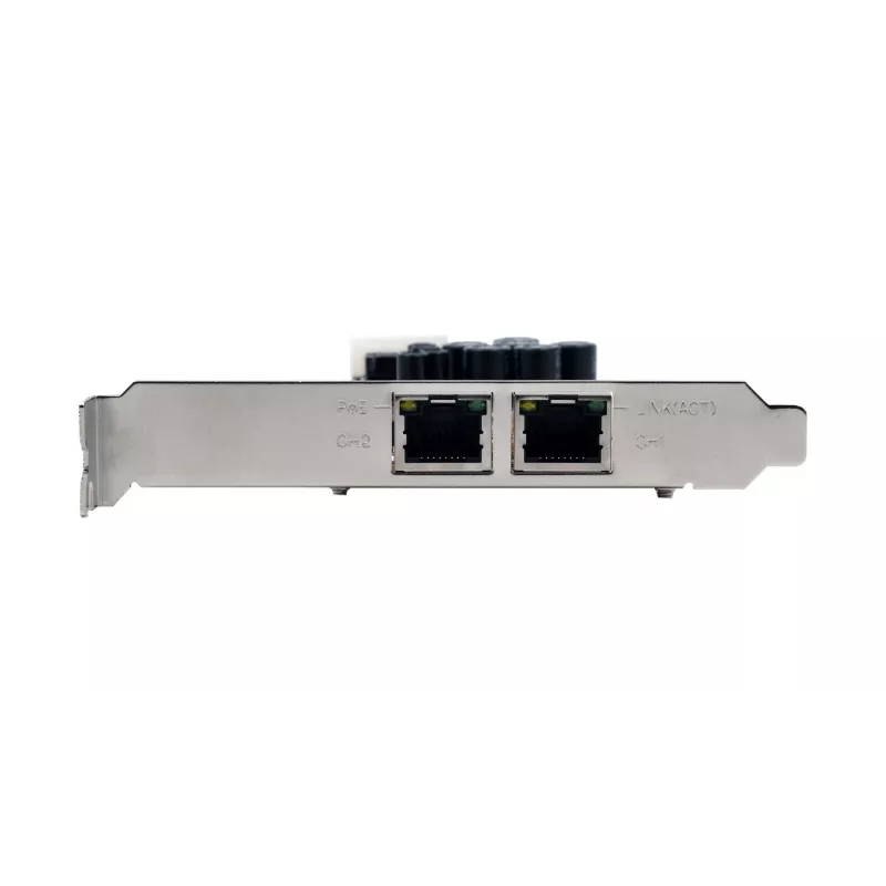 EXSYS EX-6072POE-2 scheda PCIe Dual Gigabit Ethernet con PoE, Low Profile