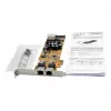 EXSYS EX-6072POE-2 scheda PCIe Dual Gigabit Ethernet con PoE, Low Profile