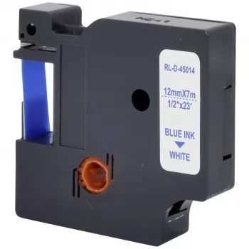Renkforce RF-LT-D45014 cartuccia nastro per etichettatrice DYMO D1 compatibile 12 mm bianco/blu 7 m RF-6027814