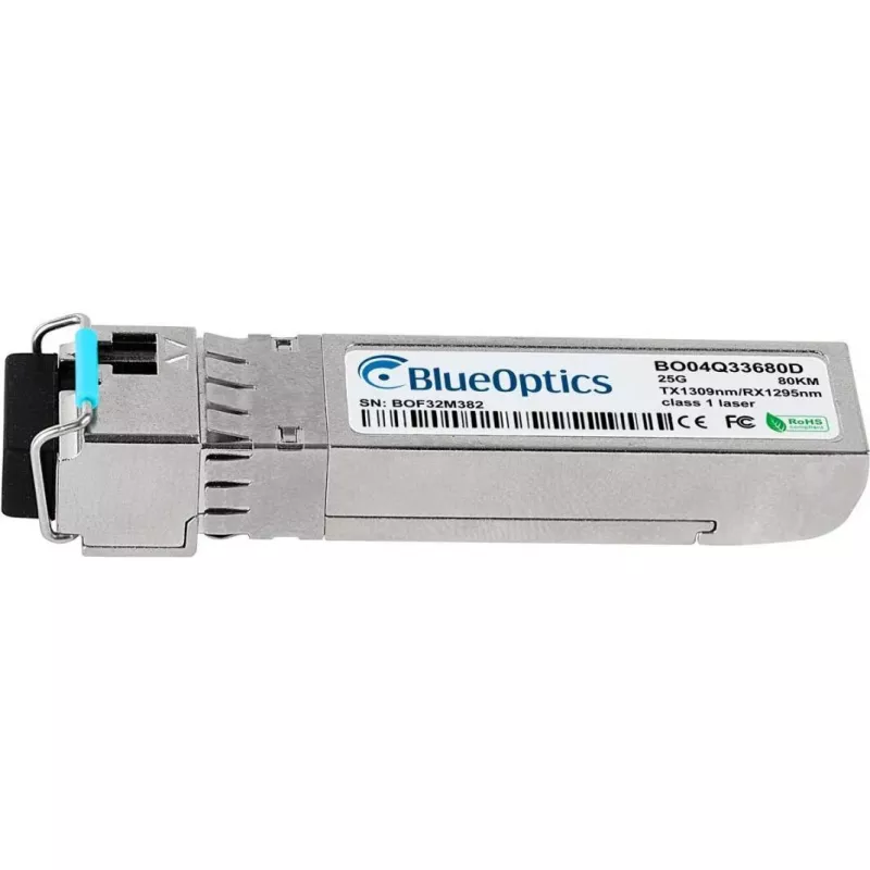 BlueOptics SFP28 25G BX-D 80km LC Simplex ricetrasmettitore per Cisco SFP28-25G-BX-D-80KM-CS-BO