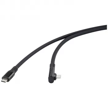 Renkforce cavo USB4 USB-C a USB-C 1 m nero 8K UHD connettore magnetico RF-6438138