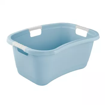 keeeper janne vasca portabiancheria, ergonomica, nordic-blu, 40 L, a forma di rene, maniglie Soft-Grip, stabile, 1 pz. 1078368000000