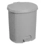 keeeper tjark cestino con pedale 21 L Nordic Grey effetto rattan 1030413000000
