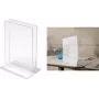 DEFLECTO DEMC150YTCRY espositore portabrochure in acrilico trasparente a doppia faccia A4 verticale