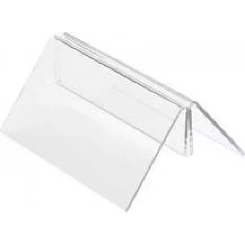 DEFLECTO MH10011 espositore portabrochure e portacarte in acrilico cristallo trasparente, 151 x 57 x 42 mm