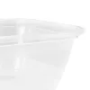 keeeper fredo fresh set di contenitori, 3 x 2,4 L, rettangolari, trasparenti con coperchi grigi 3067982700000