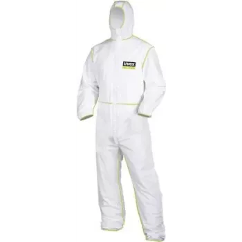UVEX 9871012 tuta protettiva monouso Tipo 5/6 taglia XL bianco