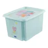 keeeper Karolina scatola contenitore Peppa Pig, 30 litri, acquamarina, con coperchio, impilabile 1223862433600