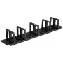 Renkforce RF-7116968 pannello di gestione cavi per rack 19 pollici 2U supporti cavi girevoli a 360° nero
