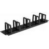 Renkforce RF-7116968 pannello di gestione cavi per rack 19 pollici 2U supporti cavi girevoli a 360° nero