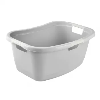 keeeper Janne vasca portabiancheria, Nordic-Grey, 38 L, forma a rene, manici Soft-Touch 1078313000000
