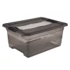 keeeper Cornelia scatola contenitore, 12 L, grigio cristallo trasparente, con coperchio scorrevole 1094182700000