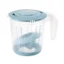 keeeper Matteo set di misurini, 3 pezzi, PP, Nordic Grey/trasparente, scale integrate per liquidi, zucchero, farina 3004568015500