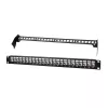 LogiLink PrimeLine Patch Panel Keystone Cat.6A schermato 24 porte, 19