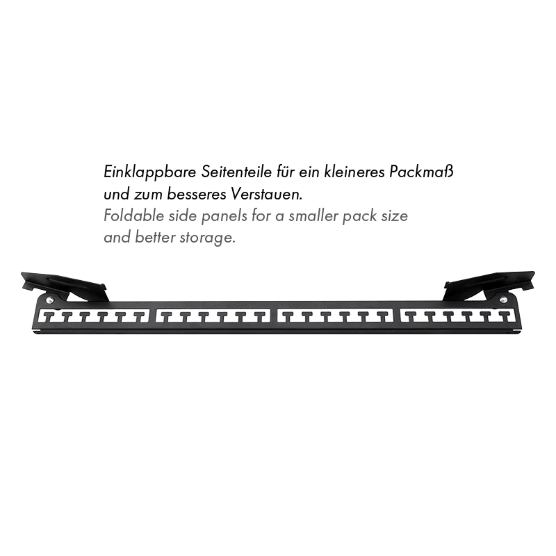 LogiLink PrimeLine Patch Panel Keystone Cat.6A schermato 24 porte, 19