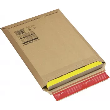 Colompac CP010.06 busta da spedizione marrone in carta kraft, autoadesiva, 250 x 180 mm, confezione da 20 CP010.06.020