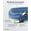Wentronic 45657 cavo di rete Cat8.1 S/FTP, RJ45, 0,25 m, blu