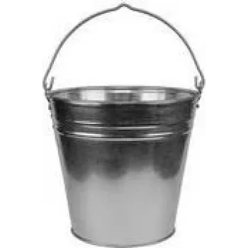 Bradas secchio in acciaio zincato, 7 L, argento, manico in metallo J5316