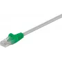 Wentronic Goobay cavo patch crossover CAT 5e, U/UTP, grigio-verde, 2 m - CCA alluminio rivestito in rame (68864)