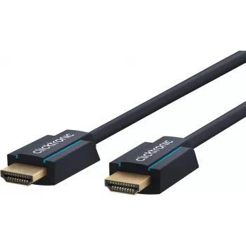 ClickTronic 70308 cavo HDMI High-Speed con Ethernet 12,5 m - blu