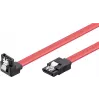 Wentronic 93116 cavo SATA III 0,5m rosso, 6Gbps con clip di blocco