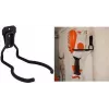 Bradas portautensili a U per carichi pesanti, piastra in acciaio 85 x 60 mm, 3 fori di montaggio 5 mm, 1 pz. (DIY-HG2150)